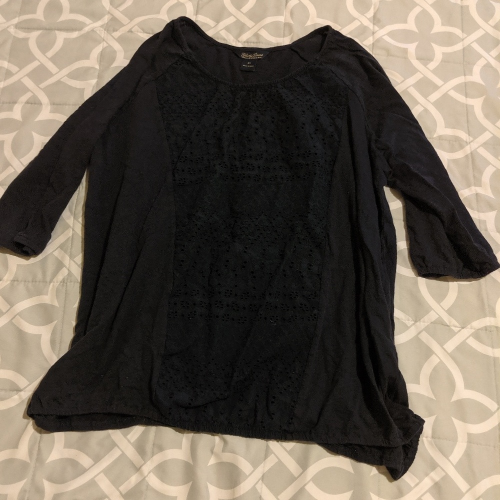 Lucky Brand eyelet top